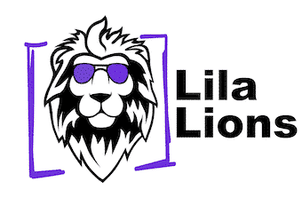 Horizontales Logo - Lila Lions